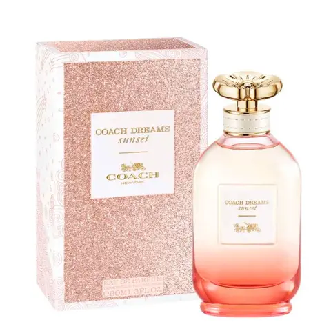 Coach Dreams Sunset EDP Spray for Women - Woody Floral Musk Scent with Pear & Tonka Bean Notes