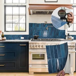 3d marble pattern self-adhesive wall sticker, 5/10/20pcs temperature resistant wall decal, waterproof & oil-proof wall paper for kitchen & bathroom, home decor, decorative, design, home