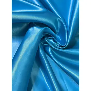 Ocean Blue Duchesse Satin