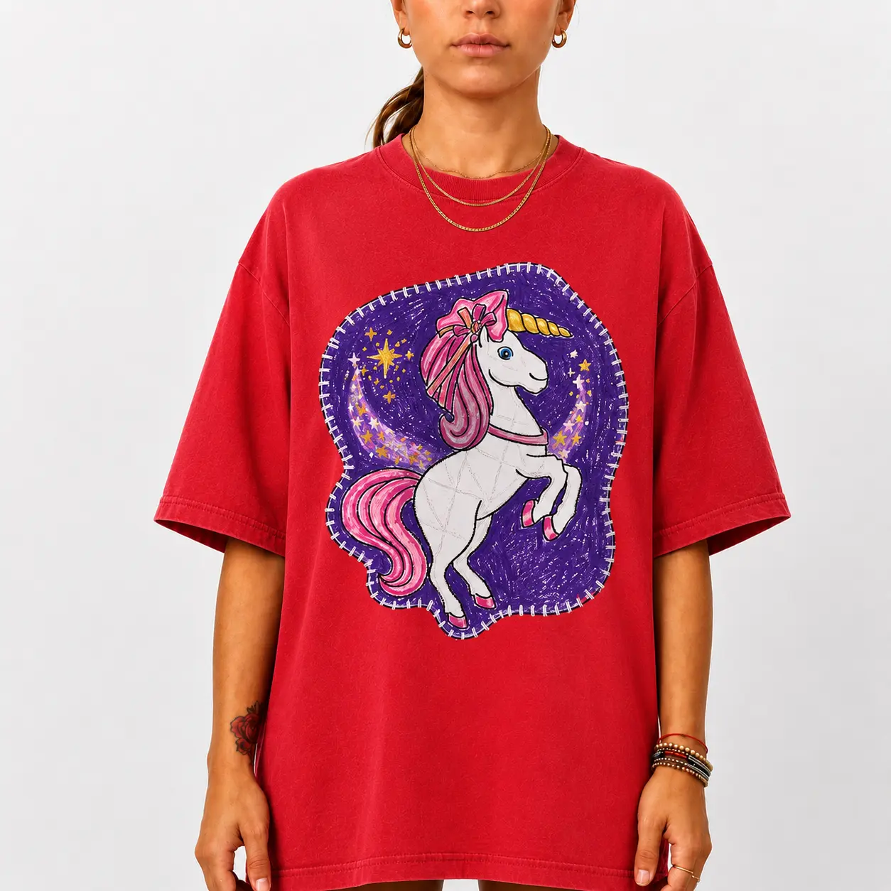 Comfort Colors Retro Unicorn Shirt for Women, Cute Y2K Nostalgia Graphic Tee, Vintage Magical Unicorn T-Shirt, Fairycore Fantasy Aesthetic Shirt, Whimsical Casual Tee
