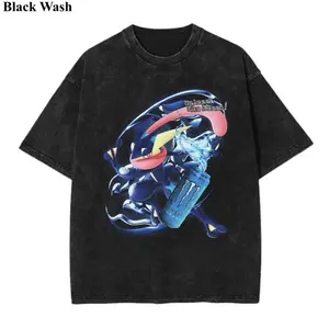 Vintage Greninja x Blue Soda Tee, Pocket Monster x Energy Soda Graphic Tees, Pocket Monster T-Shirt, Unisex Anime Shirt, Gym Workout Shirt, Menswear Womenswear Streetwear Top Fit Oversize