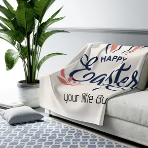 Little Bunny Cozy Fleece Blanket, 100% Polyester, 2 Sizes