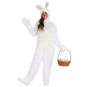 White Bunny Costume for Adults