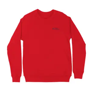 TR Stitched Logo Fleece Crewneck - Red