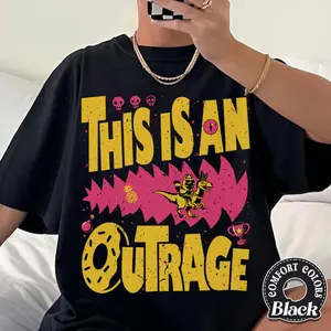 This Is An Outrage T-shirt, Princess Donut Cat T-Shrit, Dungeon Crawler Carl Tee, Gift for LitRPG Lovers, Book Series Apparel