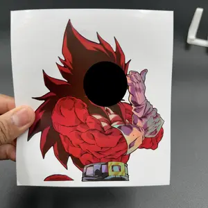 Anime Primal Power Transformation Holographic Sticker Waterproof UV Resistant