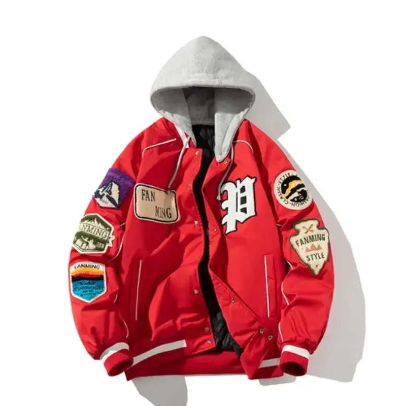 Winter Varsity Jacket Men Women Letter Badge American Baseball Jacket Street Fashion Hip Hop Coat Youth Couple Clothes Winter Varsity Jacket Men Women Letter Badge American Baseball Jacket Street Fashion Hip Hop Coat Youth Couple Clothes