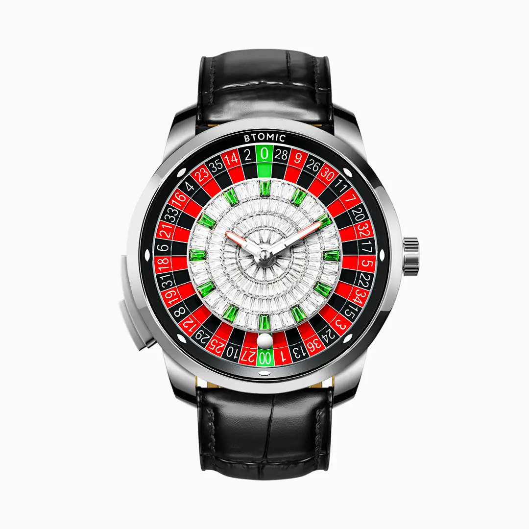 BTOMIC Men's watches,Roulette Automatic Mechanical Watches,Automatic Movement,3ATM Water Resistance,Mechanical Watches,Automatic Watches,Gifts for Men,BA793