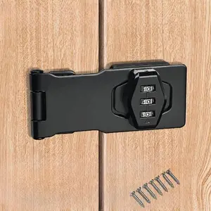 Durable Iron Mechanical Combination Lock, Keyless Entry Rotary Hitch, Ideal for Home, Garden, Mailbox, Bathroom & Pet Doors