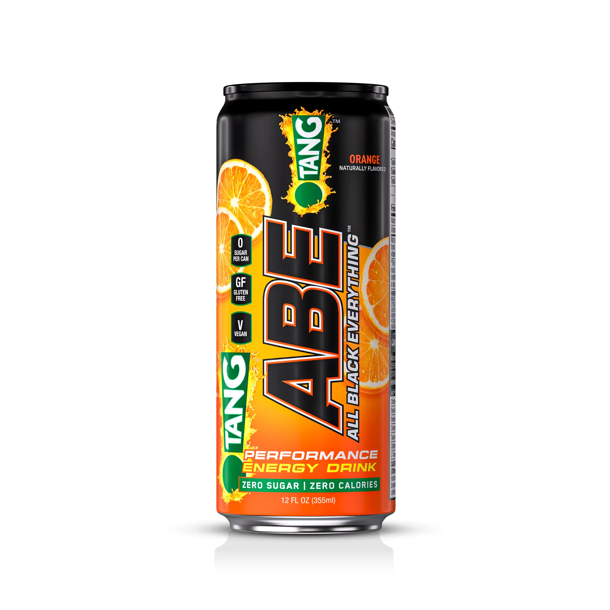 ABE x TANG Energy Drink – Tang Duo 4-Pack | Zero Sugar, Zero