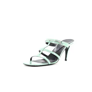 Pre-owned Gucci Women's Horsebit Cage Heeled Sandals Leather by Rebag