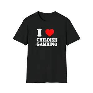 I Love Childish Gambino Custom T-Shirt, Childish Gambino Sweatshirt, Gambino Tour T-Shirt, Hip Hop Graphic Tee