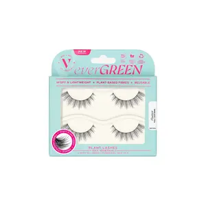 Flutter Biodegradable* Plant-Fibre False Eyelashes (2-Pack)