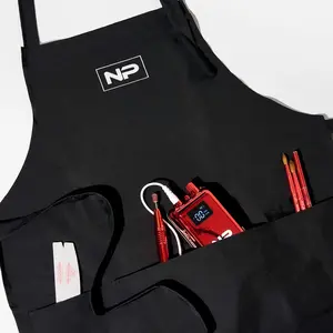 NOTPOLISH APRON Manicure Protective Apron Water-Resistant Polyester Adjustable Tan Tool Accessory Lightweight Black & Tan Colors