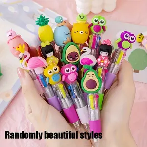 5/15/30-piece multicoloured cute novelty ballpoint pen set, Funny Teacher Pens, Aesthetic Pens, ideal for party favours, classroom rewards, birthday gifts and office stationery. Easter and Halloween novelty items (random designs shipped).
