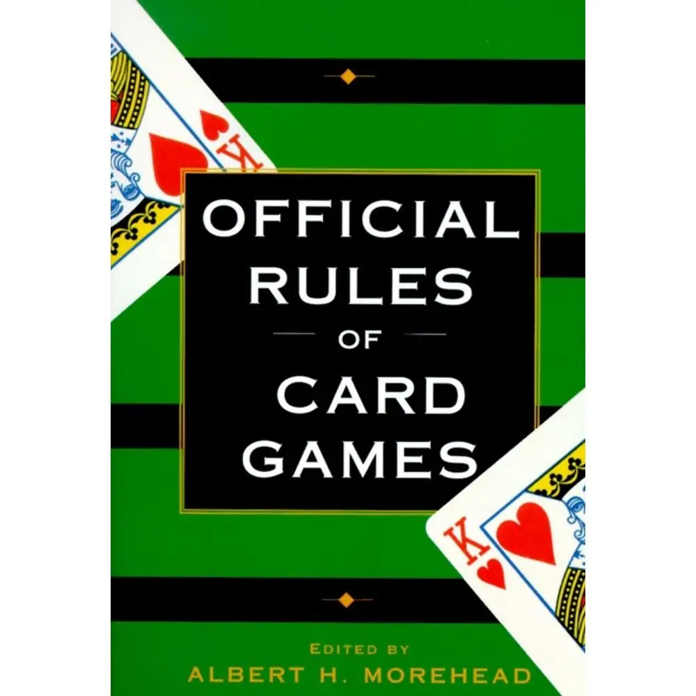 Used Paperback Book - Official Rules of Card Games by Albert H. Morehead, Comprehensive Complete Rules on Over 300 Popular Card Games, Educational Resource for Children (English), Complete Rules On 300 Popular Card Games