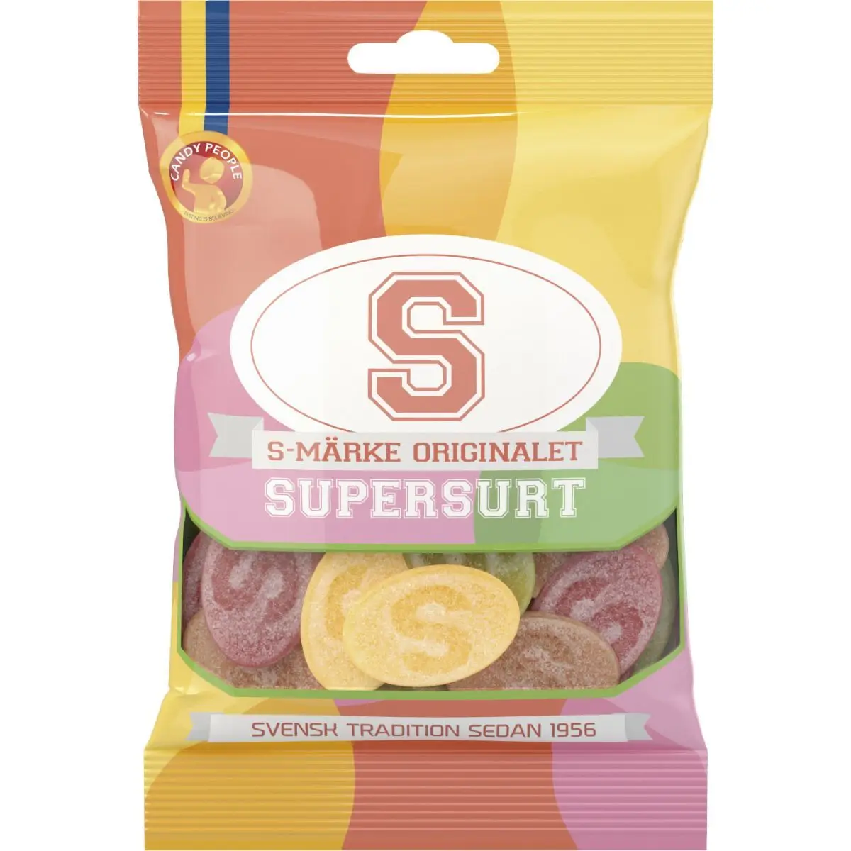 S-Märke Original "Supersour" 80g - Swedish Candy