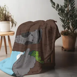 Sassy the Sasquatch Smoking Blanket, Sofa,Bedroom,Bed Home Office Nap Blanket ,funny gift Thermals For Travel Blankets