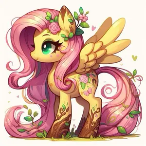 5D DIY Full Drill Round Diamond Painting - Diamond Painting Kit My Little Pony Mosaic Canvas DIY Wall Art, Home Wall Decoration