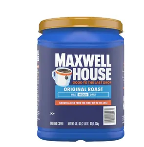Maxwell House Original Roast Medium Ground Coffee 43.1 oz - Smooth & Rich from the First to the Last - USA Coffee Beans Since 1892