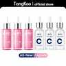 【3PCS】DrFir Vitamin C Face Serum & Korean 4-in-1 Super Essence Lotion Moisturizing Face Cream Moisturizing, Pore Care-Hydration & Nourishing Facial Essence Nicotinamide Glossy Serum for all Skins Gift for Women (30ml) Dropper