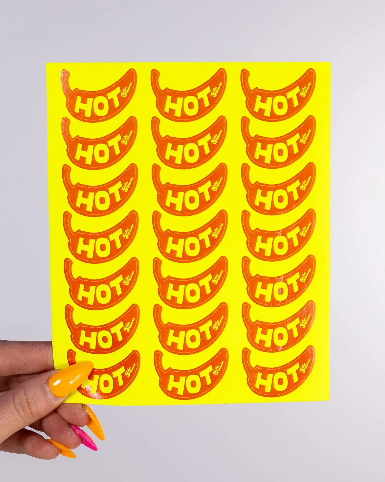 21pc "HOT" Red Pepper Sticker Sheet
