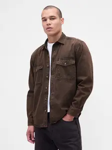 Gap Men's Denim Relaxed Shirt