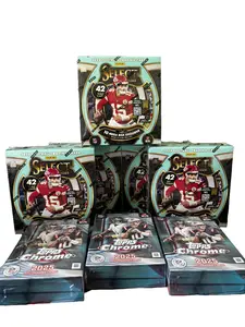5 2025 Select Megas, 3 2025 Topps Chrome Hangers, Trade Card Box with Guaranteed Contents (No Base Included)