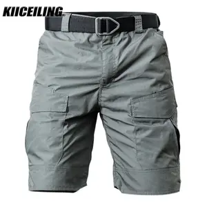 Kyn Apparel Summer Ripstop Multicam Tactical Shorts for Men Lightweight Breathable Quick-Drying Combat Hiking Fishing Camping