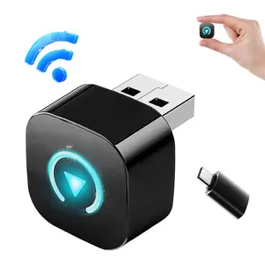 Wireless CarPlay Adapter 2026 Upgrade Mini Design, USB-A/USB-C Plug & Play Converts CarPlay To Wireless, Easy Use Fast Stable Connection Car Play For iPhone & Android USB Bluetooth Adapter For Car Wireless Adapter Dongle