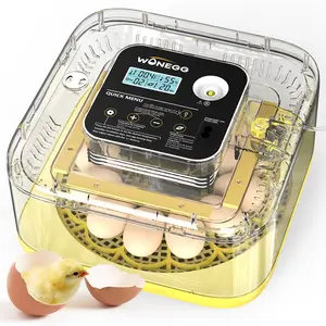 12 Egg Incubator for Hatching Eggs, Egg Incubators with Automatic Egg Turning, Temperature and Humidity Control, Egg Candler, Automatic Water Bottle Refill, Incubator for Chicken, Ducks, Goose