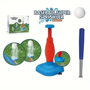 Baseball Water Sprayer Toy for Kids, Summer Outdoor Play Essential, Hit Ball Practice with 3 Balls Included, Backyard Game, No Battery Needed