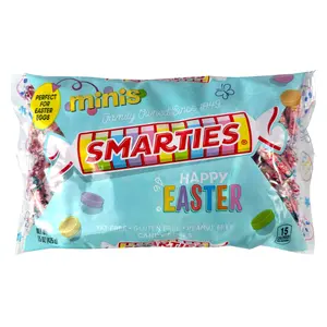 Smarties Mini Candy Rolls – 15 Oz Bag, Gluten-Free & Fat-Free Easter Treats, Perfect for Easter Egg Hunts & Baskets (Single Pack)