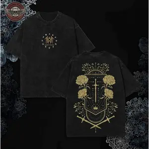 Sleep Token New Single Damocles Heavy Metal Shirt, Unisex Oversize Rock Band Washed Heavyweight Cotton T-shirt, Gift For Rock Music Lovers, Gothic Punk Emo Grunge Y2K Outfits