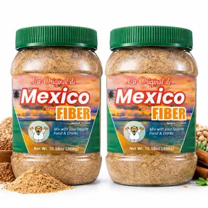 2(Pack) New Packaging! Same Viral Formula - La Original Fibra de Mexico  Daily Fiber 300g (10.5oz) - All-Natural Fiber Blend with Wheat Bran, Maguey, and Cocoa – Perfect Mix for Food & Smoothies Healthcare Optimum