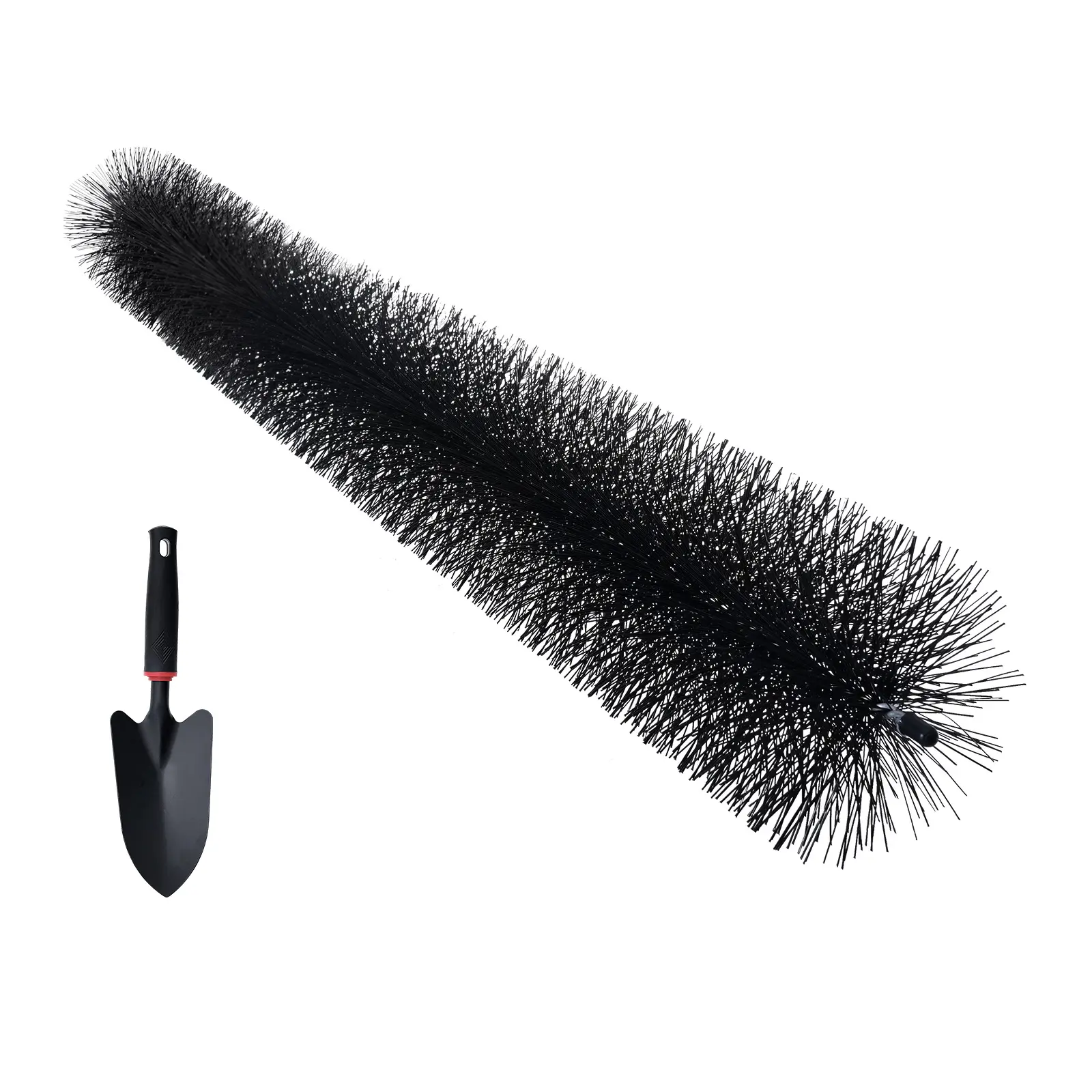 【summerfinds】VEVOR Gutter Brush, 120 Feet Total Length 4.33 inch Diameter Gutter Cleaning Tools, Ground-Level Gutter Brush Leaf Guard for 5 Inch Gutters, Easily Clear roof Leaves and Debris, 40 Pack Steel Cleaner