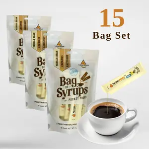 Pocket Pours Sugar Free Variety Pack Coffee Syrup - 15 Bag Box
