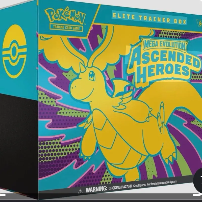 Ascended Heroes Elite Trainer Box (ETB) - Non-Sports Trading Card Collectible Accessory