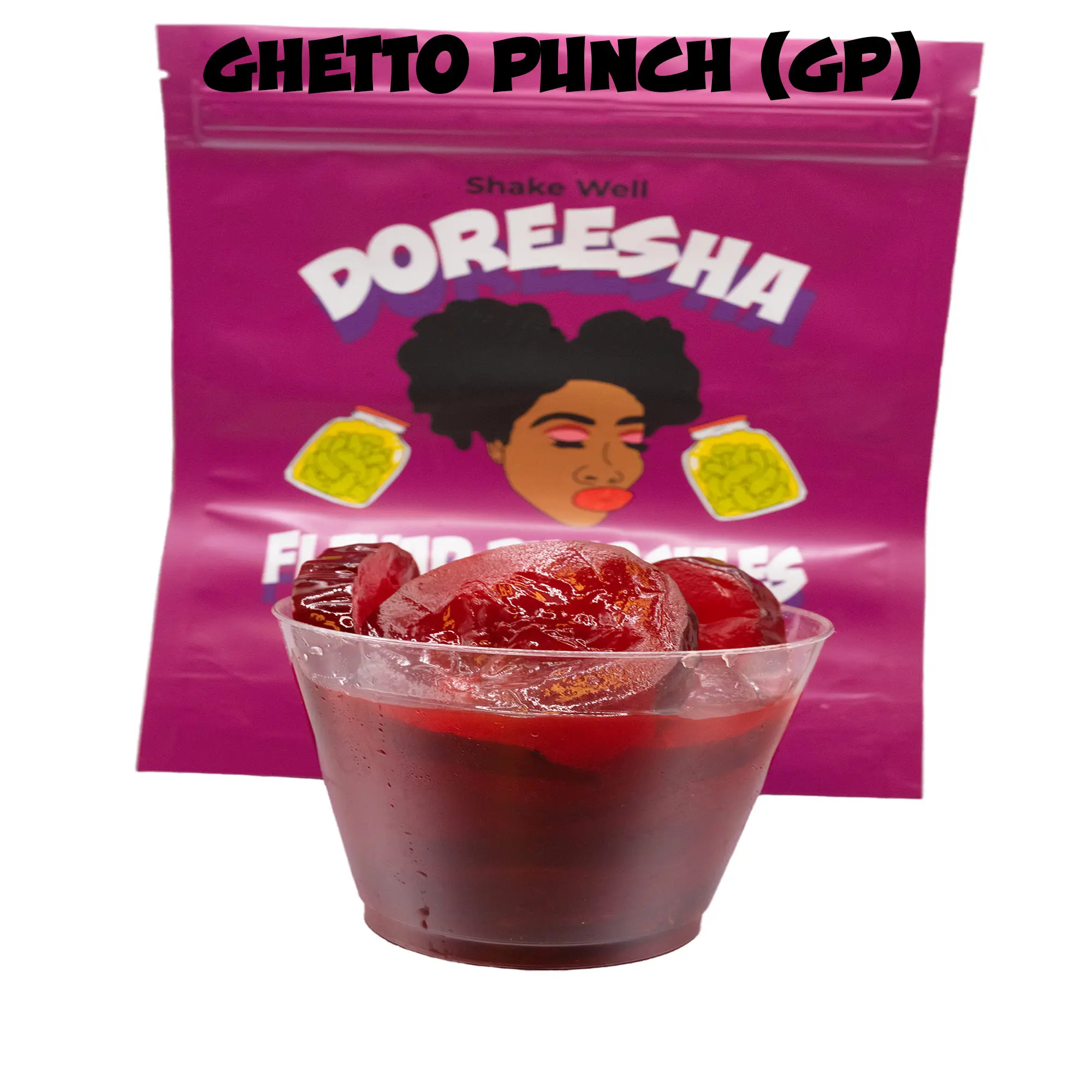 Doreesha FLAVAD 5 Bag Variety Pack 7 - Ghetto Punch, strawberry Watermelon , Mango , Lime Snacks Made with Vinegar, Brime Strawberry, watermelon, lime, mango Sweet, sour, dill goodness
