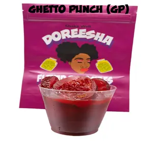 Doreesha FLAVAD 5 Bag Variety Pack 7 - Ghetto Punch, strawberry Watermelon , Mango , Lime Snacks Made with Vinegar, Brime Strawberry, watermelon, lime, mango Sweet, sour, dill goodness
