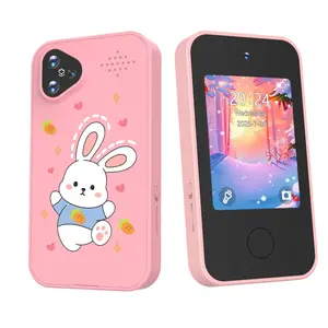 Kids' Smartphone with Dual Cameras, 1080P Video Recording, Educational Games, Learning Tool, Flashlight, Dinosaur Design, USB Rechargeable, Perfect Gift