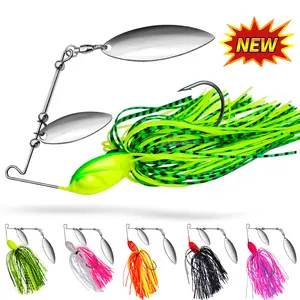 2026 New 5PCS  Rotating bait fishing equipment steel alloy rotating bait set for bass trout salmon and stingray suitable for both saltwater and freshwater environments