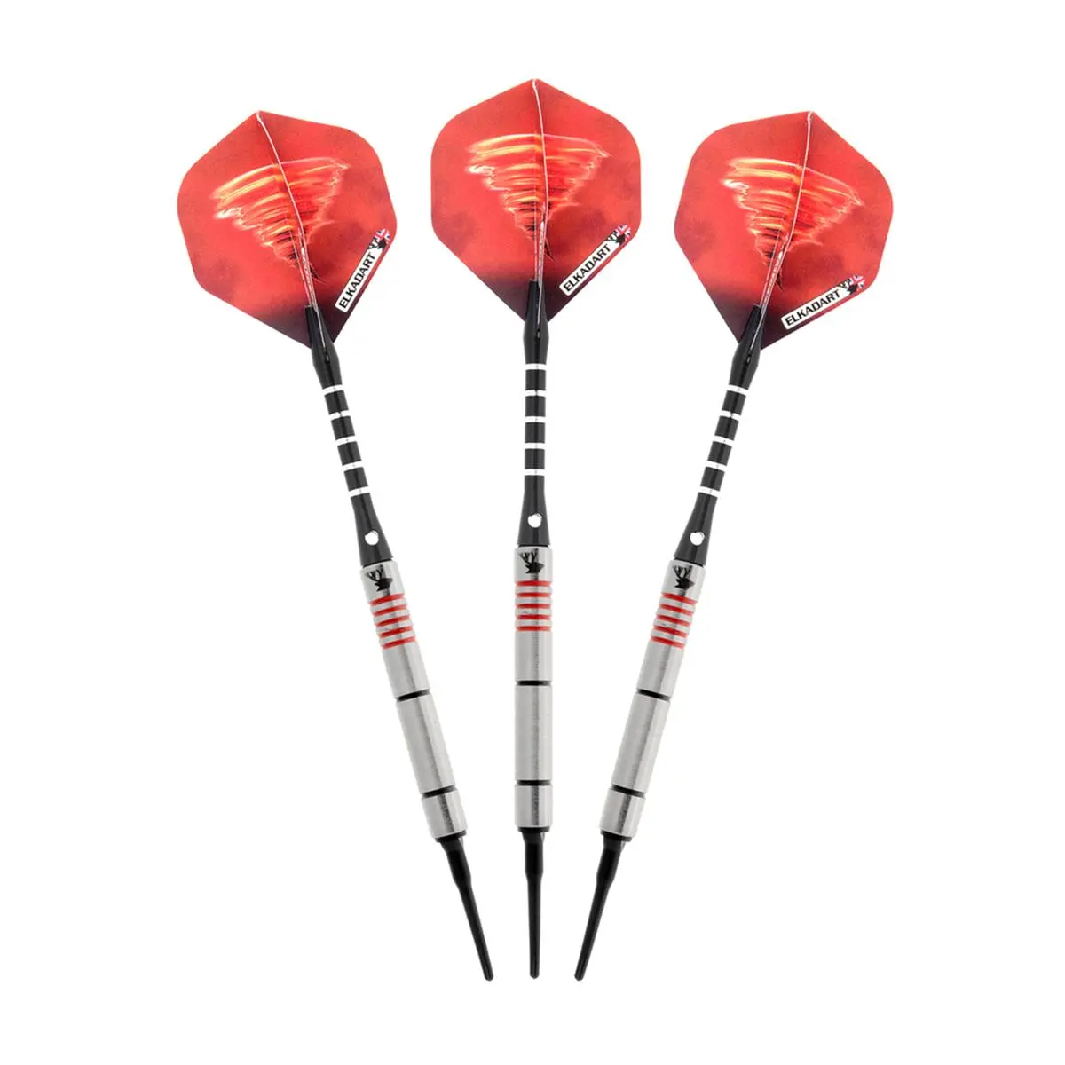 Elkadart 21-2276-18 Tornado Steel Tip Darts, Multi-Color - 18 g
