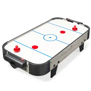 Best Choice Products 40in Air Hockey Arcade Table w/ 100V Motor, Electric Fan, 2 Strikers, 2 Pucks