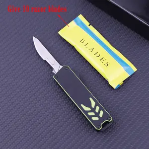 Multifunction EDC Tool, 10 Blade Shaver and Compact Fruit Cutter | All-in-One for Travel, Camping and Daily Care