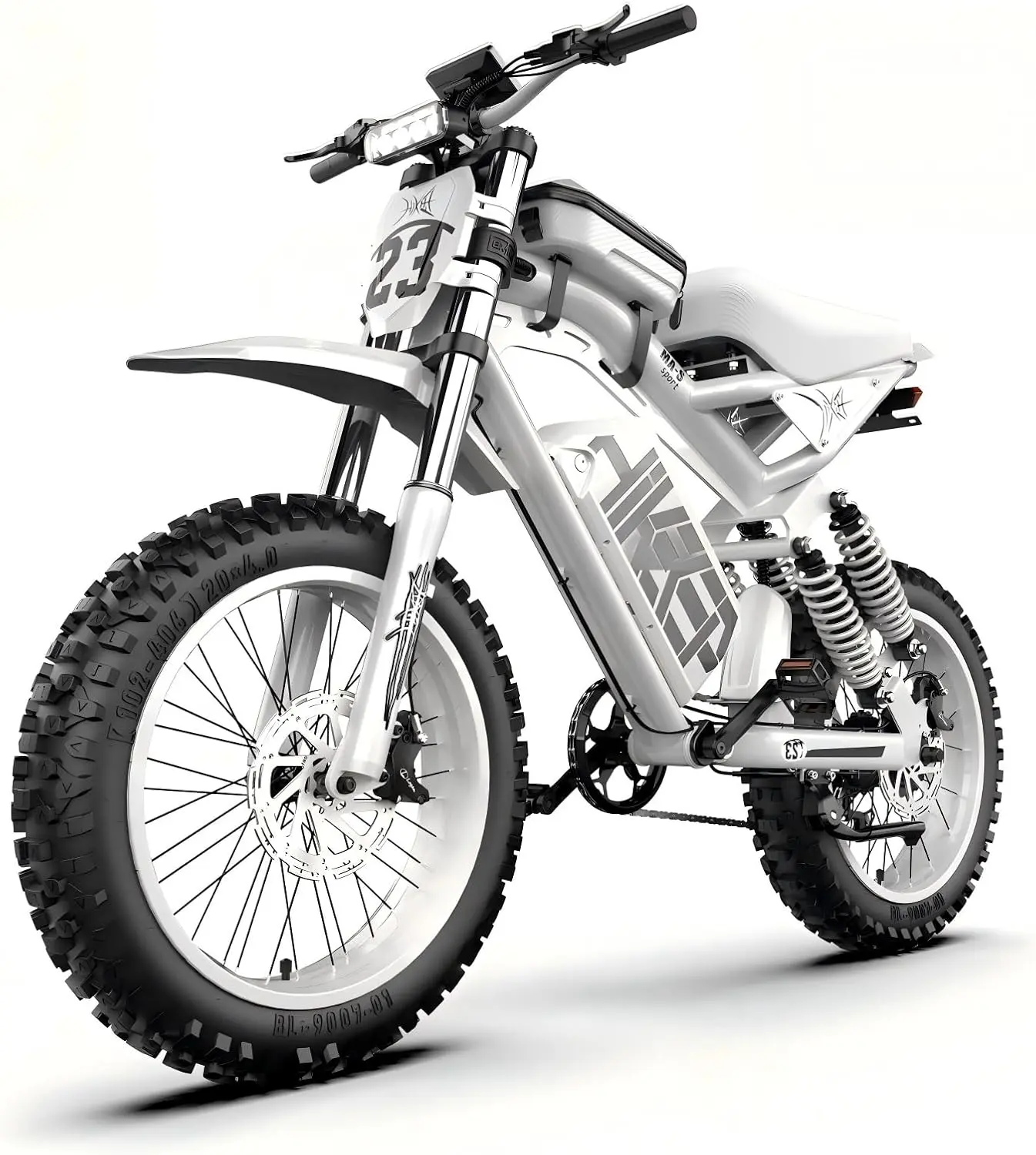 HIKEEP 4000W Adult Electric Bike, Off-Road All Terrain Ebike with Fat Tires, 52V 40Ah Long-Range Battery and Dual Suspension, 2-Year Limited Warranty, All Terrain Bicycle, Off Roading Bicycle, 4000W Off-Road