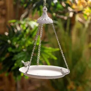 Vintage Iron Bird Feeder, Hanging Bird Feeder, Wall Mounted Bird Feeding Tool for Outdoor Garden, Bird Supplies, Pet Supplies