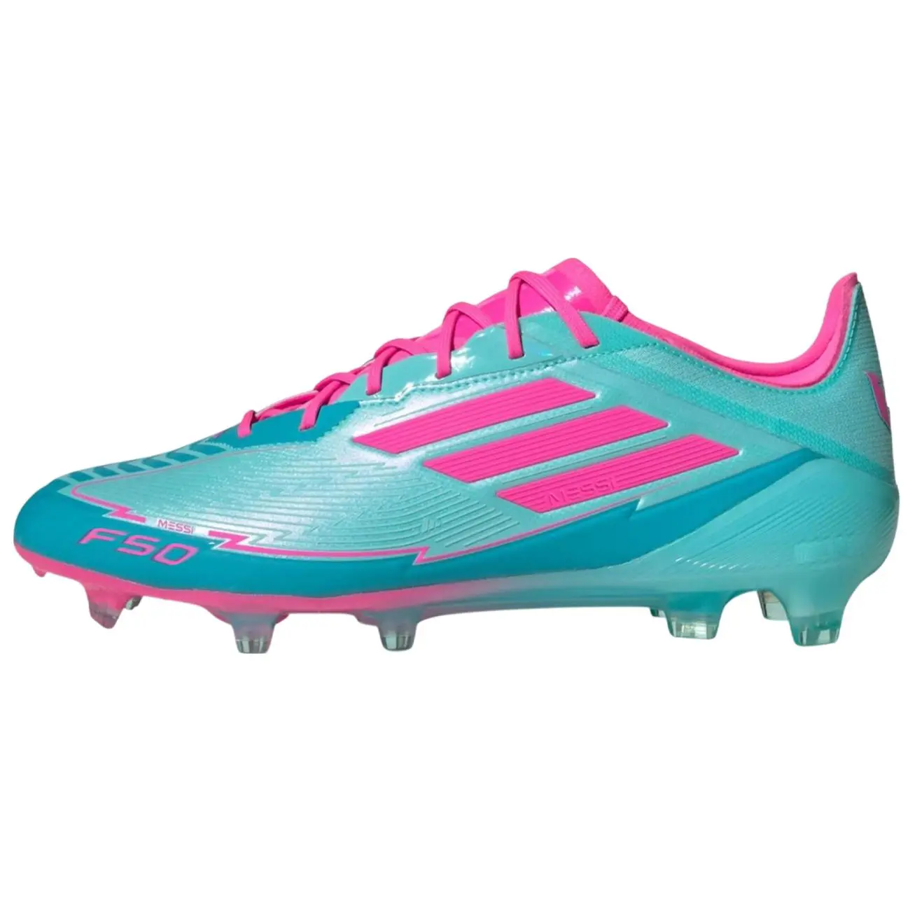 Adidas Messi Adizero F50 Elite FG Soccer Cleats - 'La Vida Tropical Pack' Lightweight Speed Boots, Football, Performance, Firm Ground, Runs Small, Speed Boost, Vibrant Look, Fg Sole