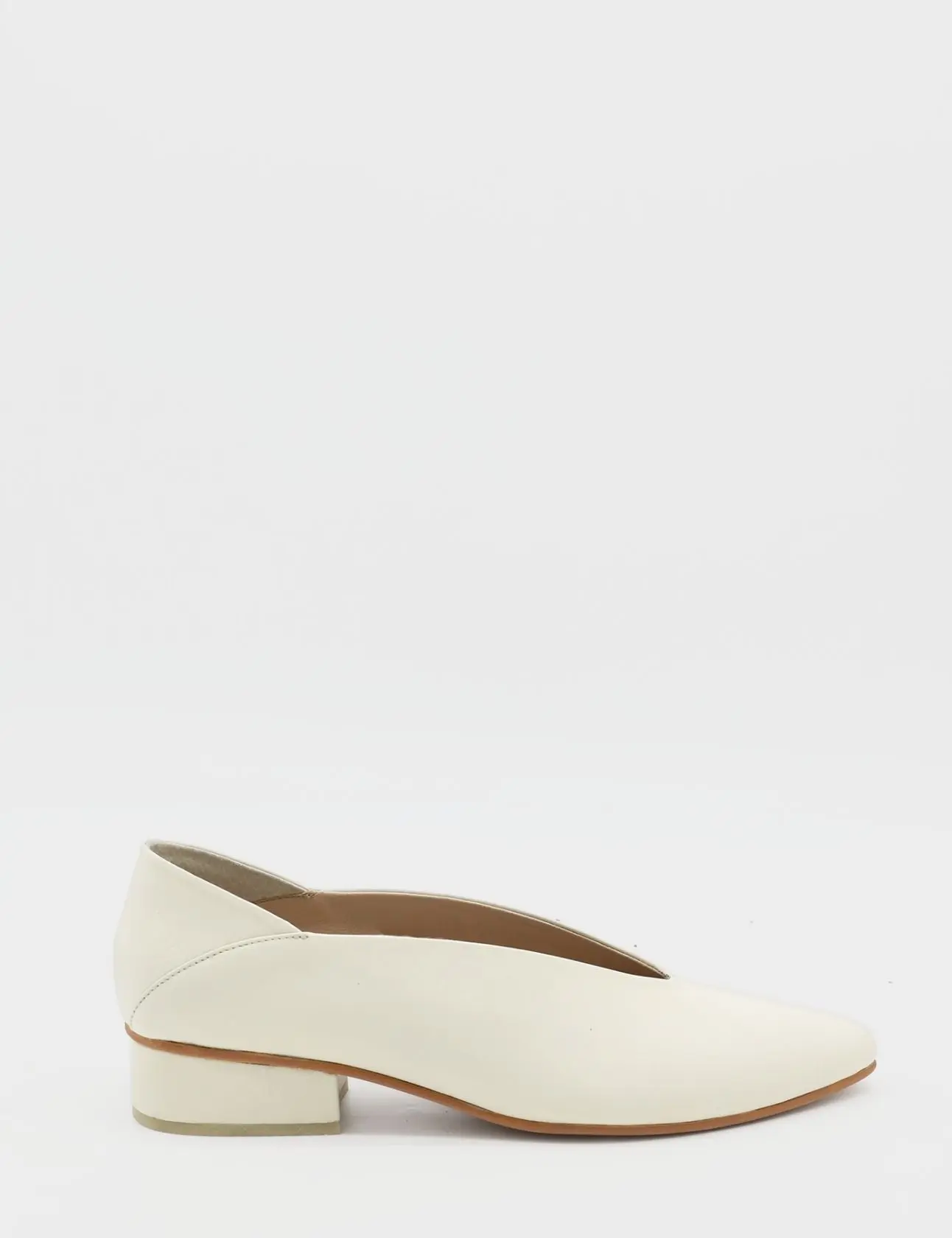 Stivali Lascito slip-on loafers in ivory leather