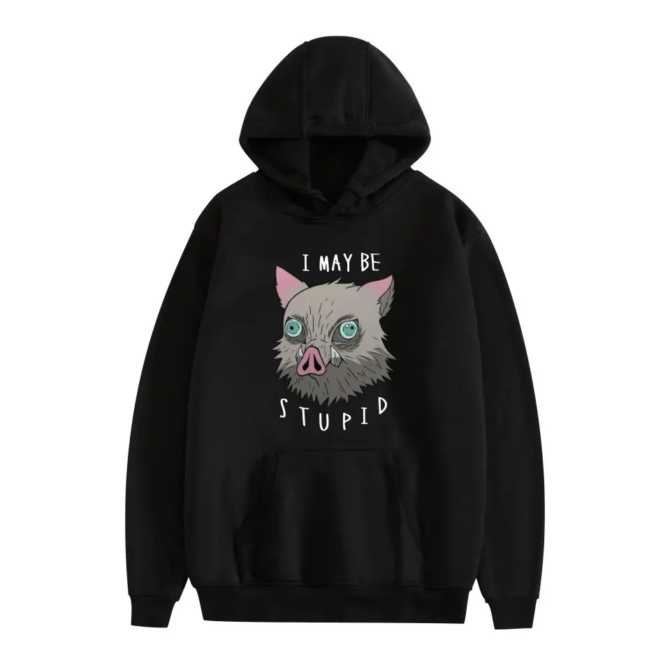 Inosuke "I May Be Stupid" – Demon Slayer Graphic Anime T-Shirt, Hoodie & Sweater